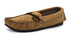 Coopers Men's Cotton Lined Suede Moccasin Slippers Made In England