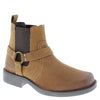 HX London Malden Western Ankle Biker Leather Boots