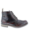 HX London Kingston Brogue Lace Up Leather Boots