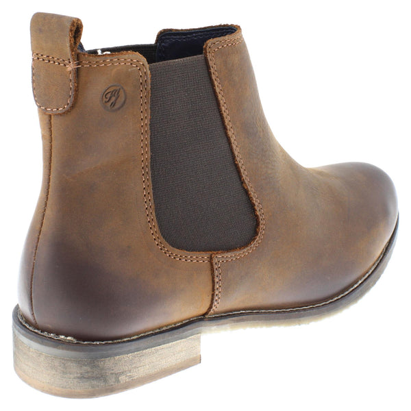 Frank James Aintree Women's Leather Pull On Chelsea Boots