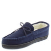 Dunlop Men's Leather Faux Fur Lined Joshua Mocassin Slippers