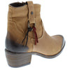 Wrangler Carson Ring Women's Leather Western Ankle Boots