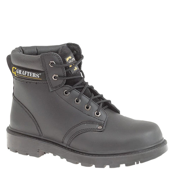 Grafters Apprentice M629A Lace-Up Steel Toe-Cap Safety Boots