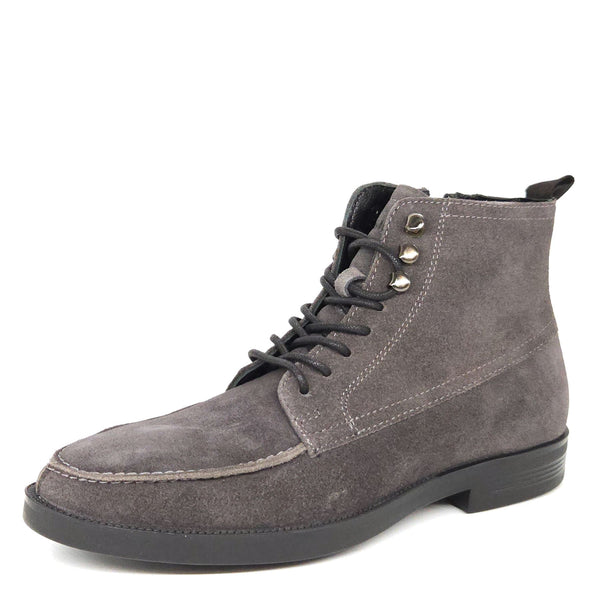 HX London Ealing Suede Lace Up Leather Boots