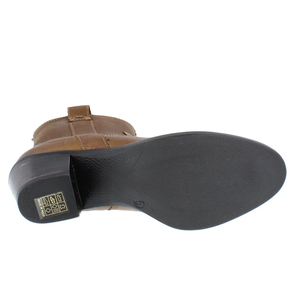 HX London Dakota Women's Leather Ankle Cowboy Boots