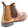 Thomas Crick Downton Men's Leather Brogue Chelsea Boots