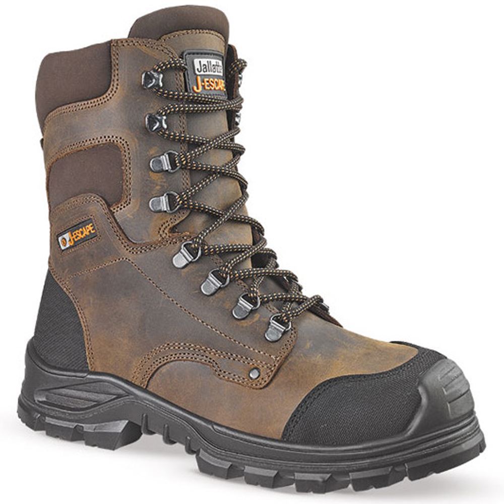 Jallatte Jalsequoia JJE42 Hi Leg Steel Toecap Lace Up Safety Boots Wellington Warehouse