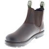 Frank James Braunston Men's Greasy Brown Pull On Chelsea Boots