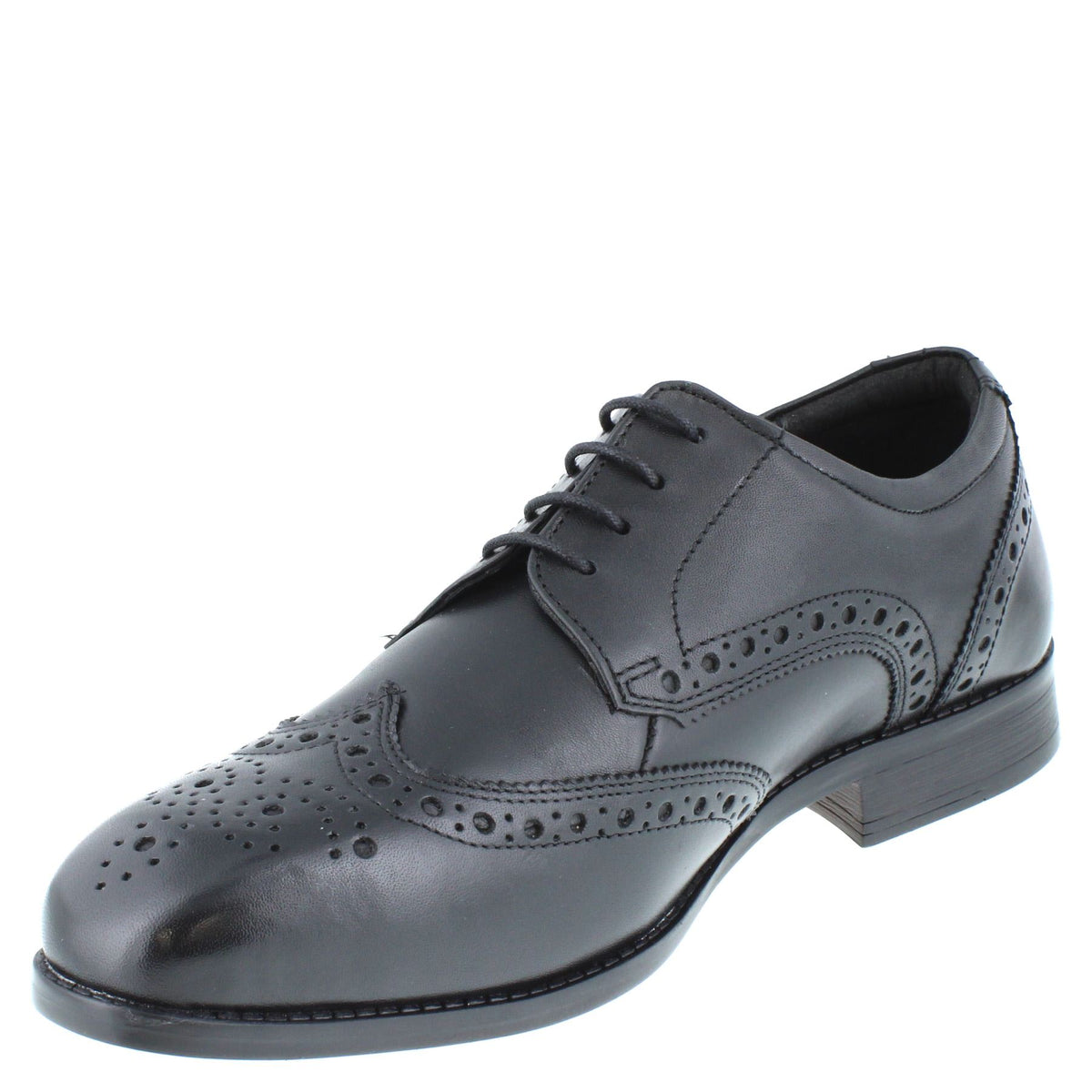HX London Barbican Men's Leather Brogue Shoes