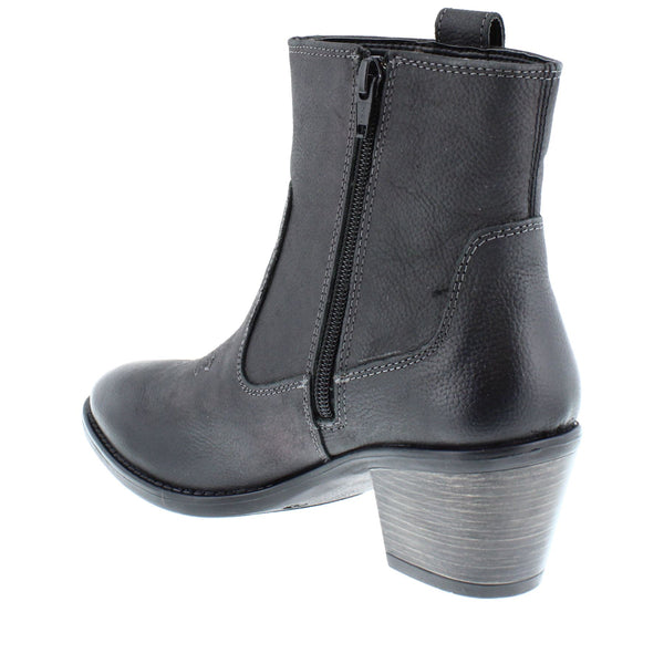 HX London Dakota Women's Leather Ankle Cowboy Boots