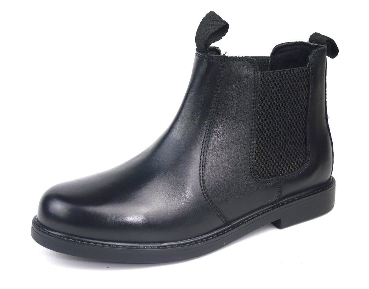 Frank James Chester Kids' Leather Chelsea Jodphur Boots
