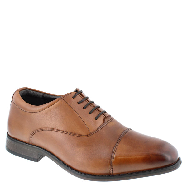 HX London Charing Men's Leather Cap Oxford Shoes