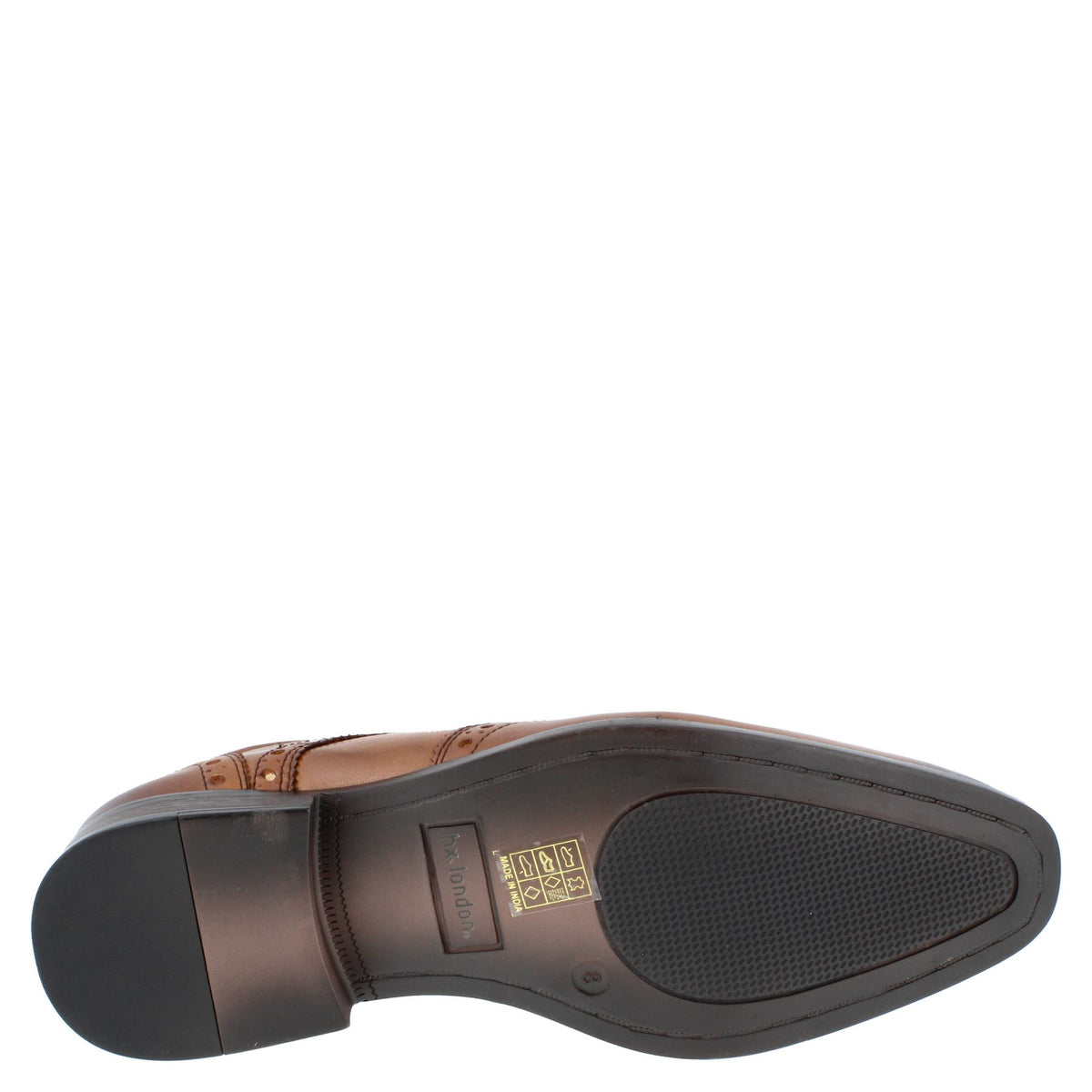 HX London Barbican Men's Leather Brogue Shoes