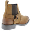 HX London Malden Western Ankle Biker Leather Boots