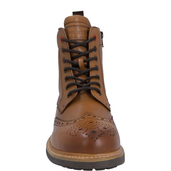 Hunter Cawdor Men's Brogue Lace Up Boots