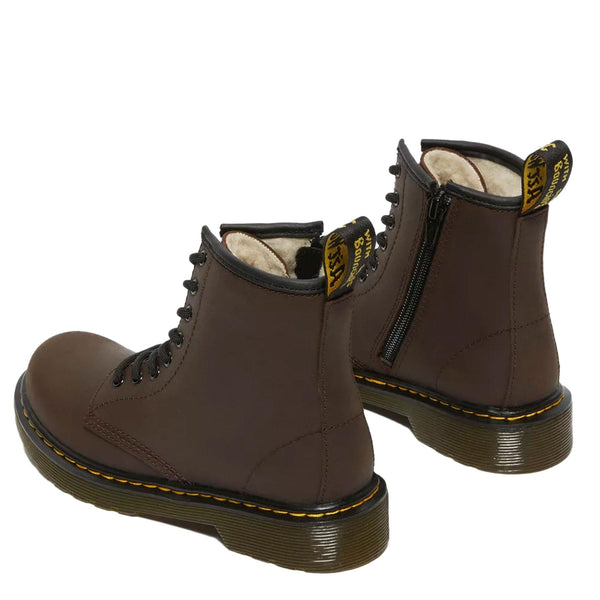 Dr Martens 1460 Junior Serena Faux Fur Lined Leather Boots
