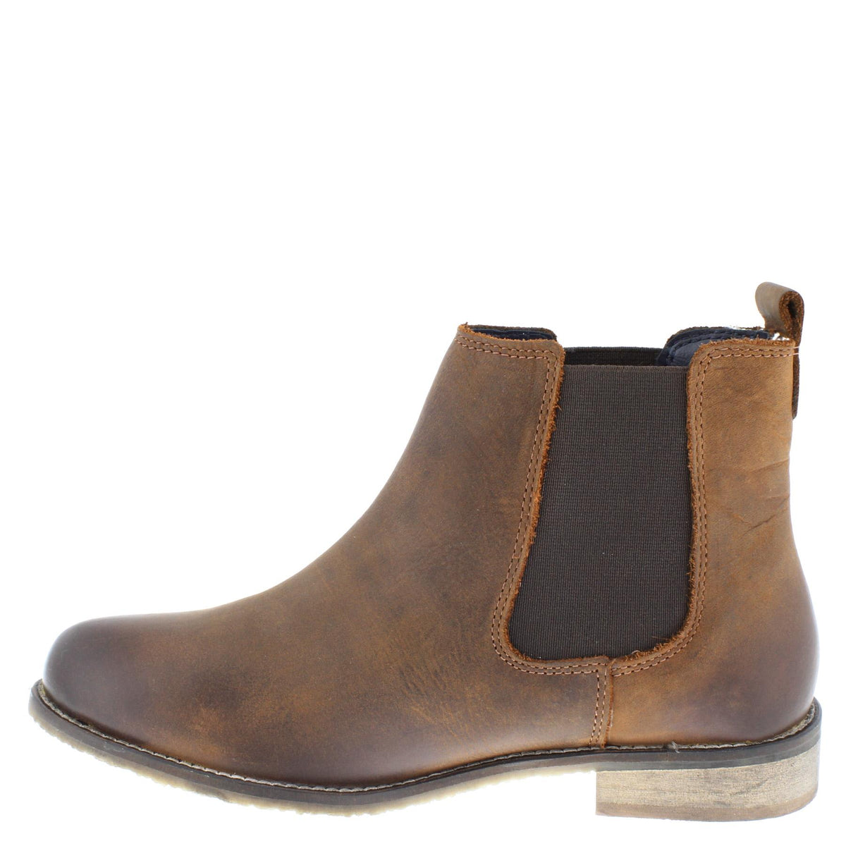 Frank James Aintree Women's Leather Pull On Chelsea Boots