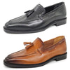 HX London Beddington Tassel Leather Loafers