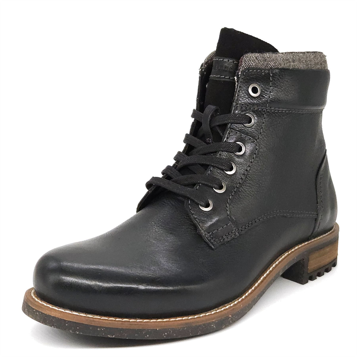 HX London Hounslow Lace Up Leather Boots