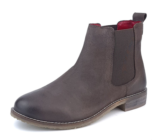 Frank James Aintree Women's Leather Nubuck Pull On Chelsea Boots
