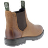 Frank James Braunston Men's Greasy Brown Pull On Chelsea Boots