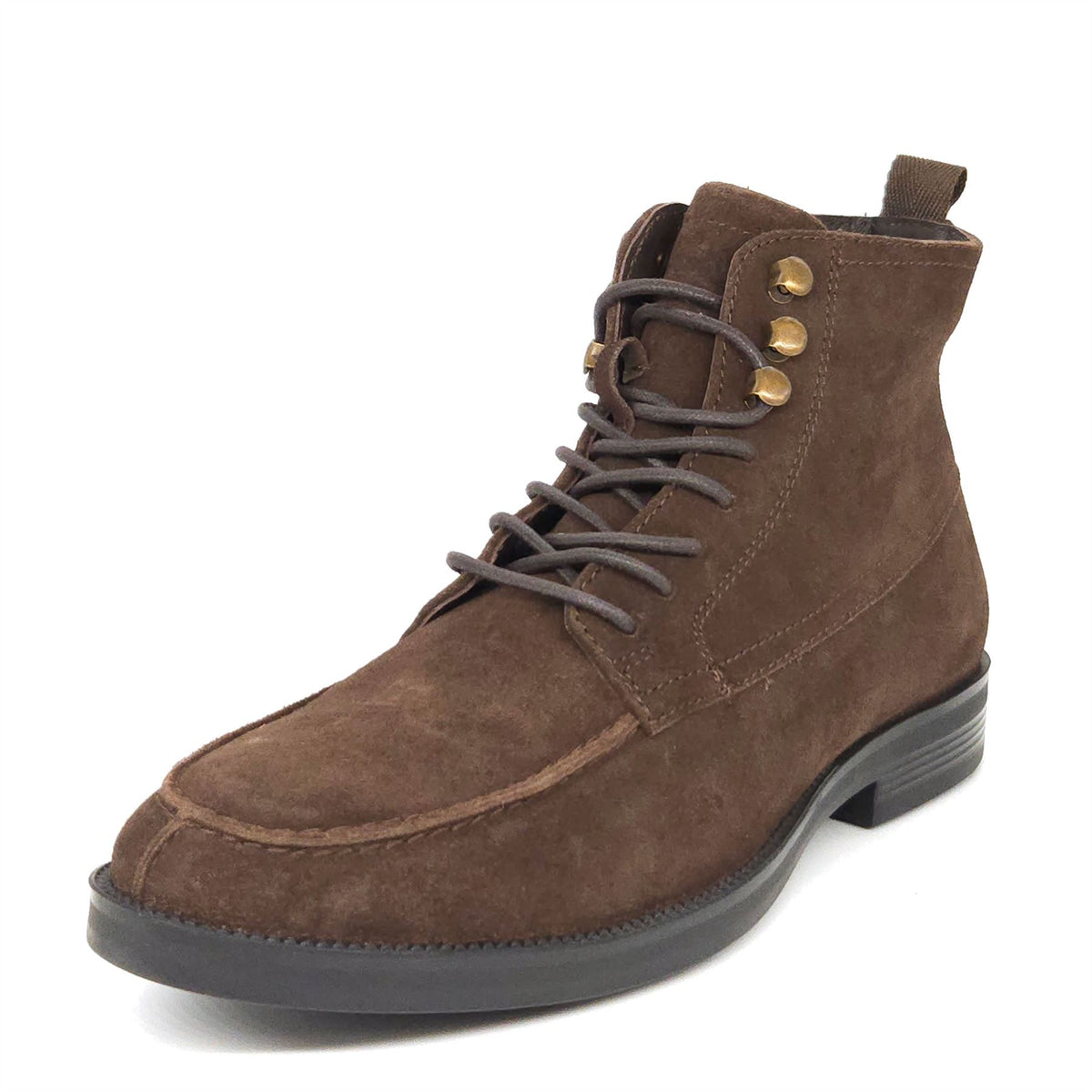 HX London Ealing Suede Lace Up Leather Boots