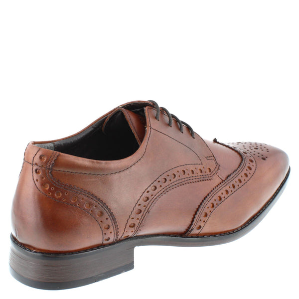 HX London Barbican Men's Leather Brogue Shoes