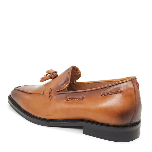 HX London Beddington Tassel Leather Loafers