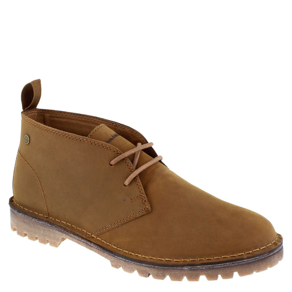 HX London Waltham Men's Leather Desert Boots
