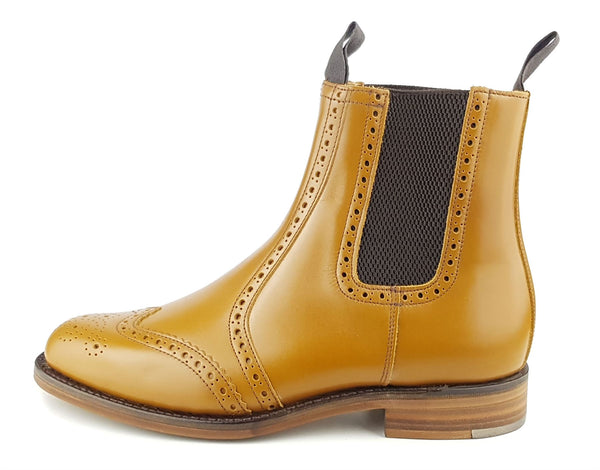 Charles Horrel England CH2012 Welted Leather Sole Brogue Chelsea Boots