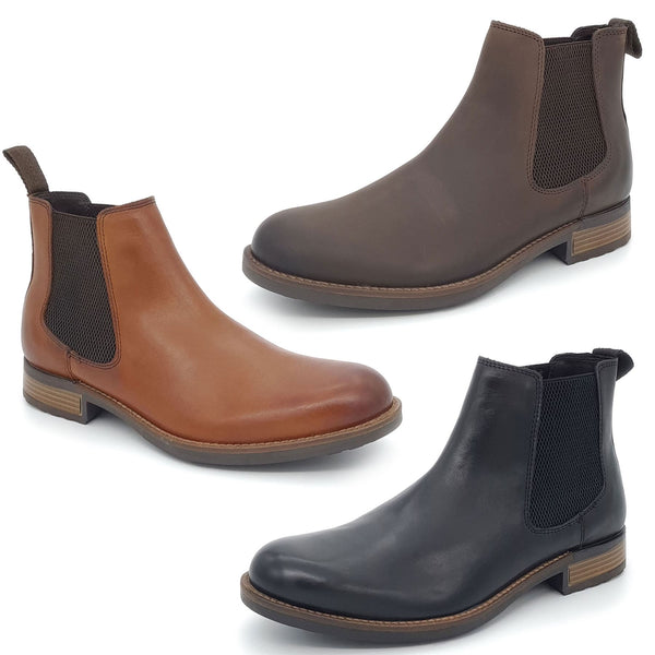 HX London Hampton Chelsea Leather Boots