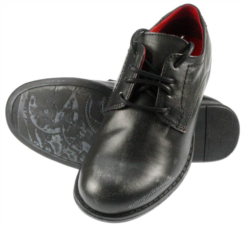 Thomas Crick Wooler Boys' Leather Round Toe Laceup Shoes
