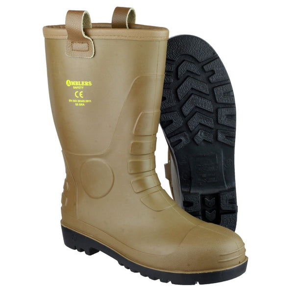 Amblers Safety FS95 Waterproof PVC Pull on Safety Rigger Boots