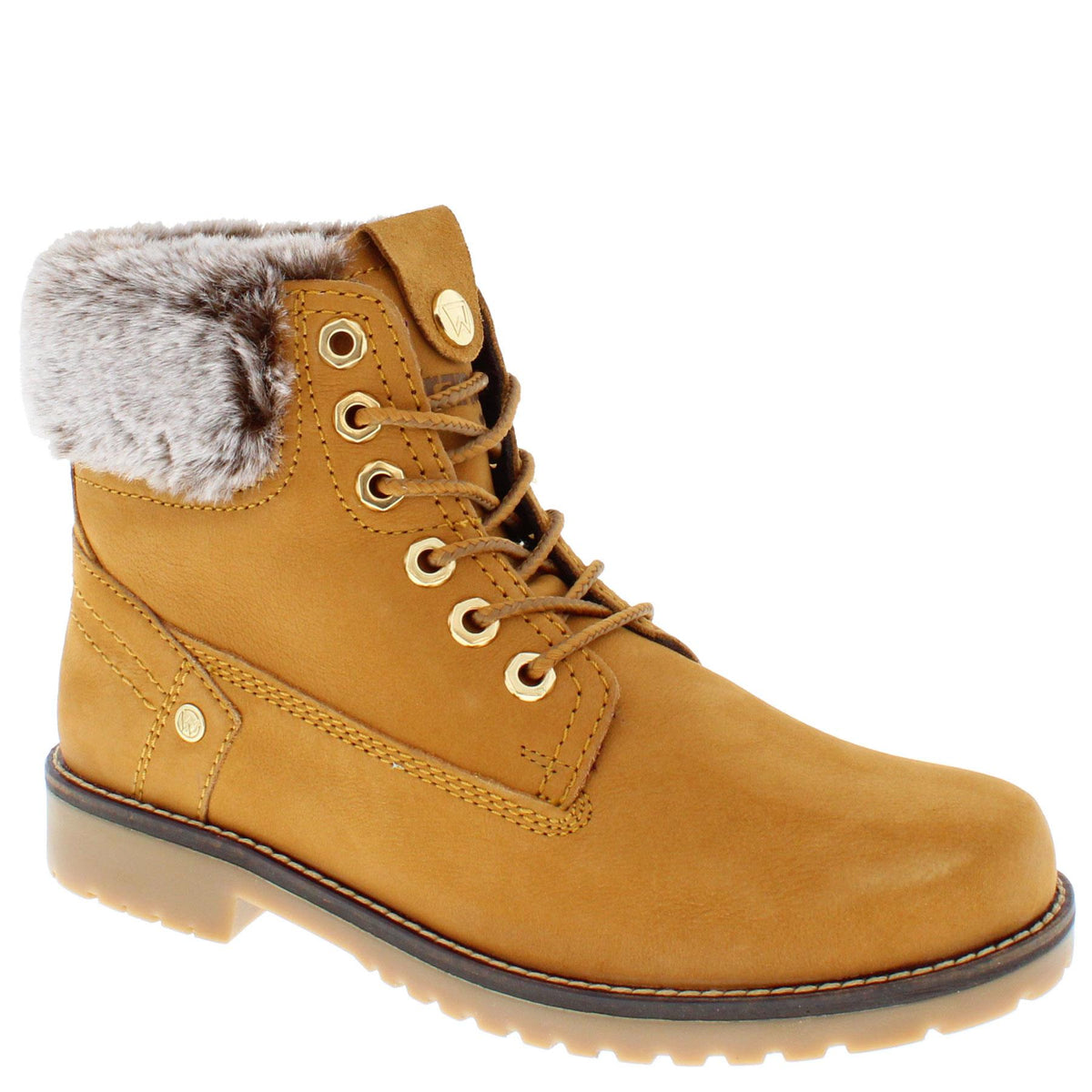 Wrangler Alaska Women's Warm Fleece Lined Lace Up Ankle Boots