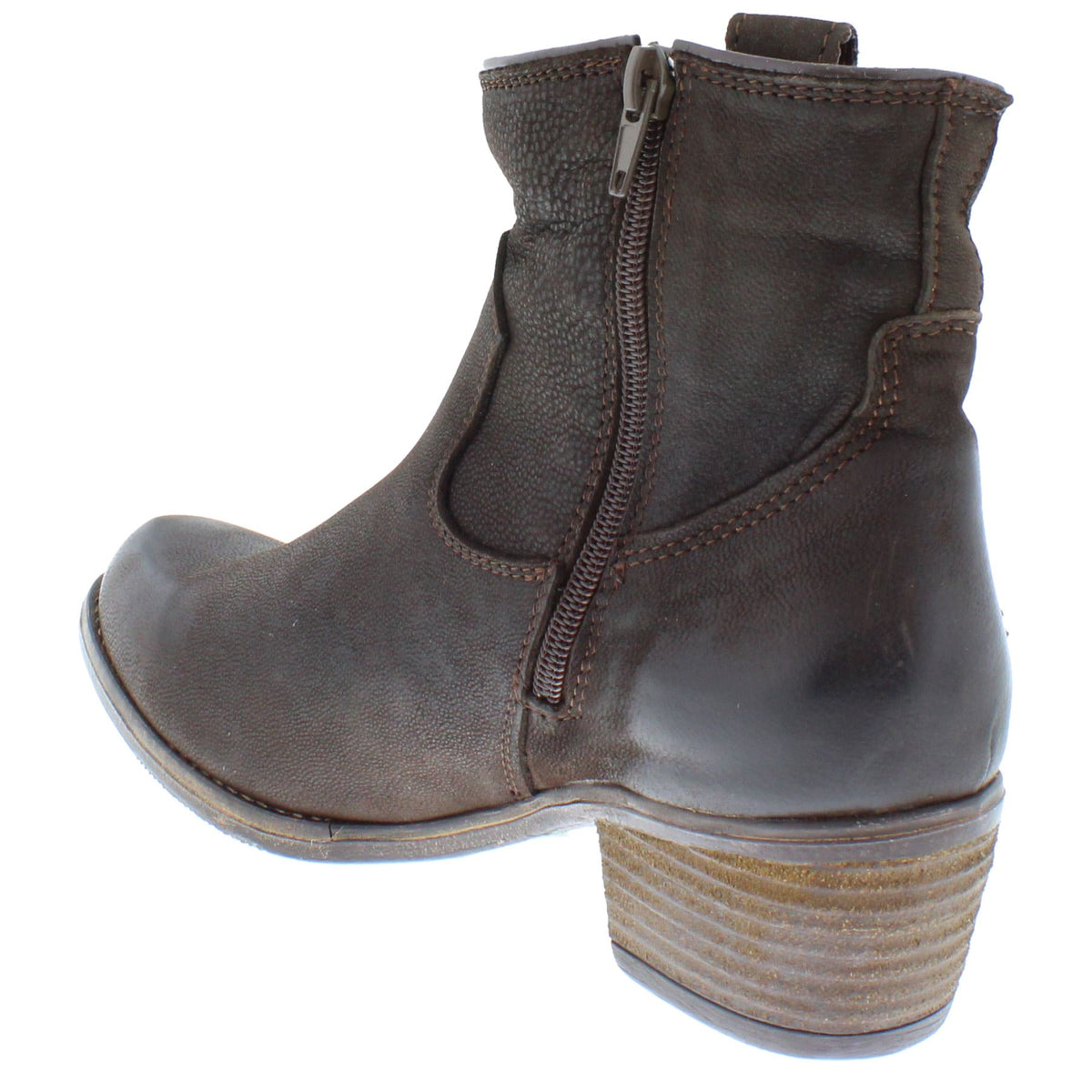Wrangler Carson Ring Women's Leather Western Ankle Boots
