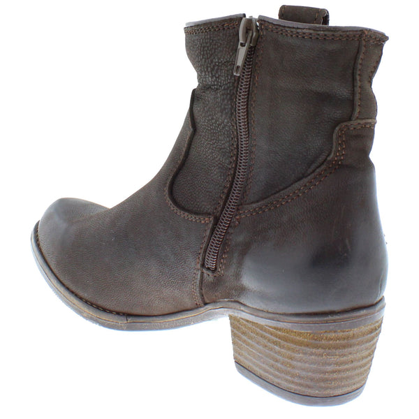 Wrangler Carson Ring Women's Leather Western Ankle Boots