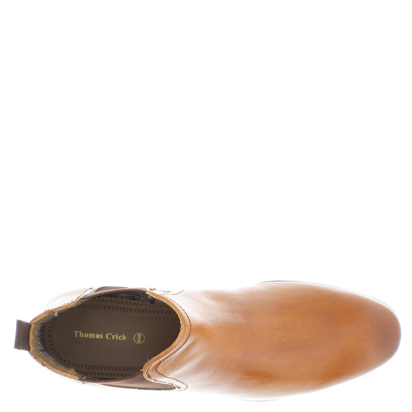 Thomas Crick Beeston Men's Leather Pull On Chelsea Boots
