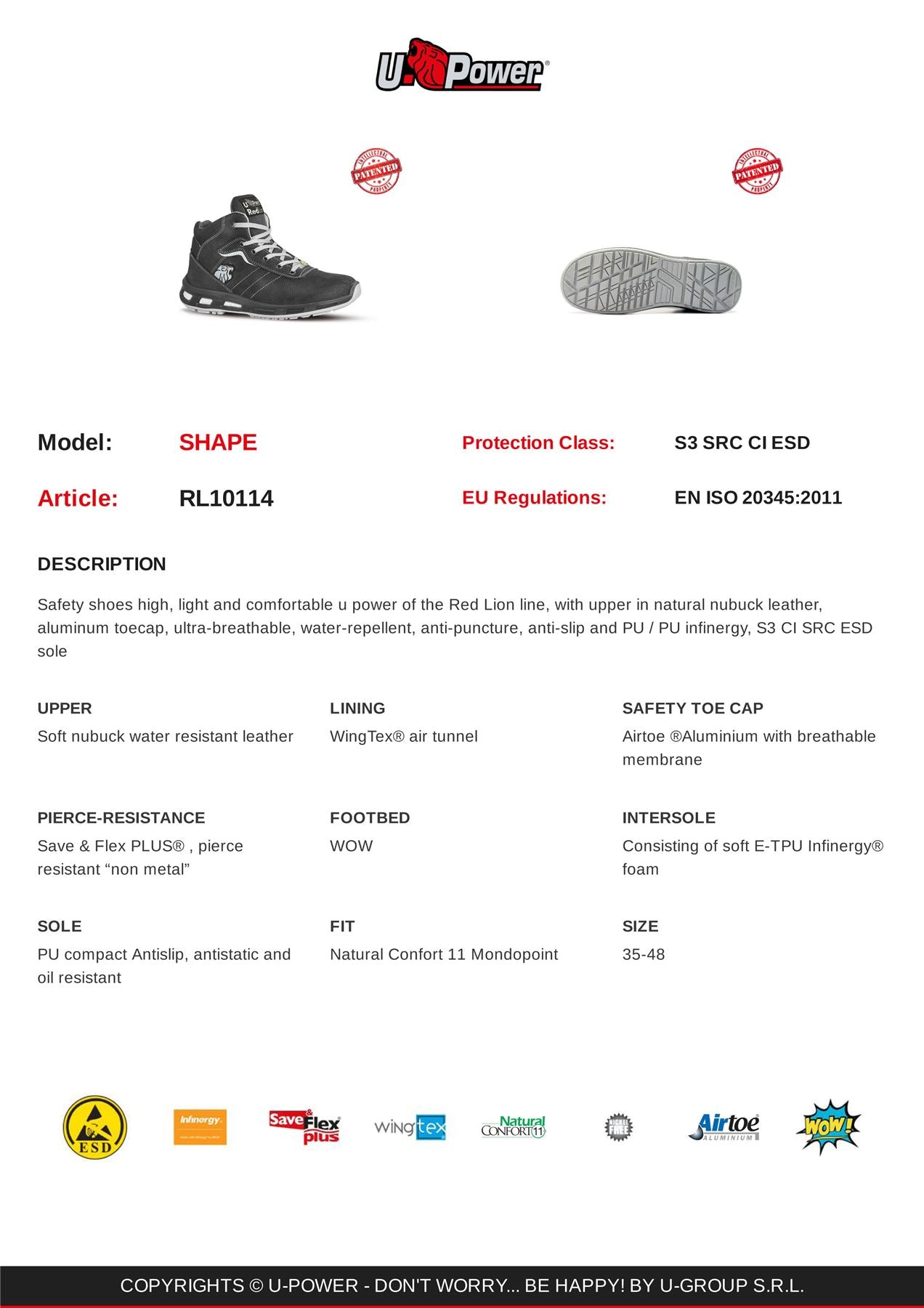 Upower shape new arrivals