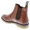 Frank James Warkton Men's Leather Pull On Brogue Chelsea Boots