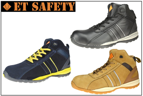 ET Safety C8137 SB Low Back Leather Steel Toecap Work Safety Boots