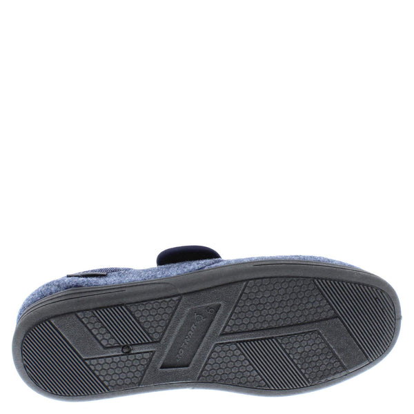 Dunlop Atticus Memory Foam Hook & Loop Men's Slippers