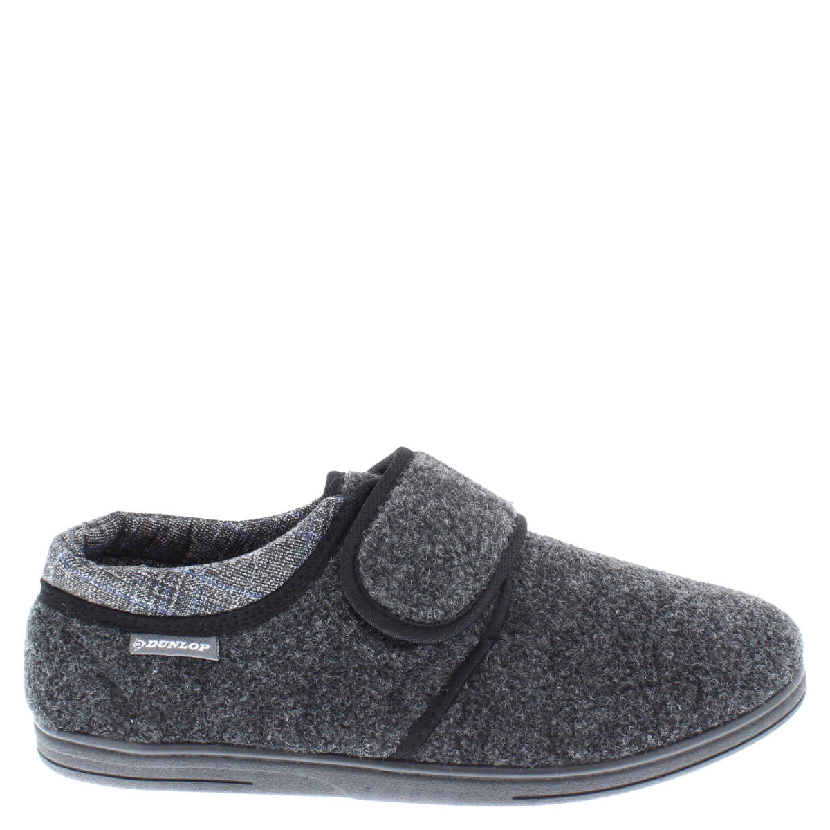 Dunlop Atticus Memory Foam Hook & Loop Men's Slippers