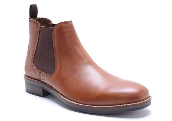 Red Tape Crick Bowden Men's Leather Pull On Chelsea Dealer Boots