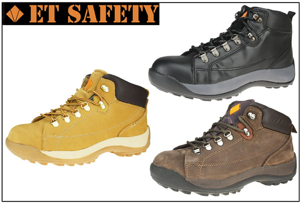 ET Safety C3222 SB Leather Steel Toecap Work Safety Boots