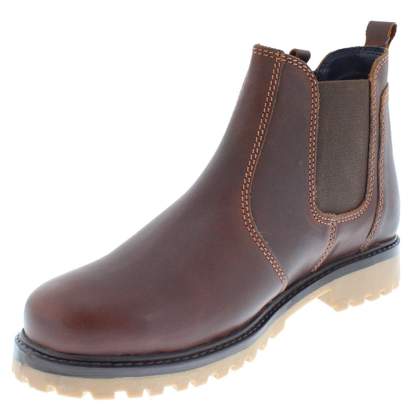 Wrangler Yuma Chelsea Men's Leather Pull On Ankle Boots