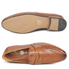 HX London Sutton Textured Penny Leather Loafers