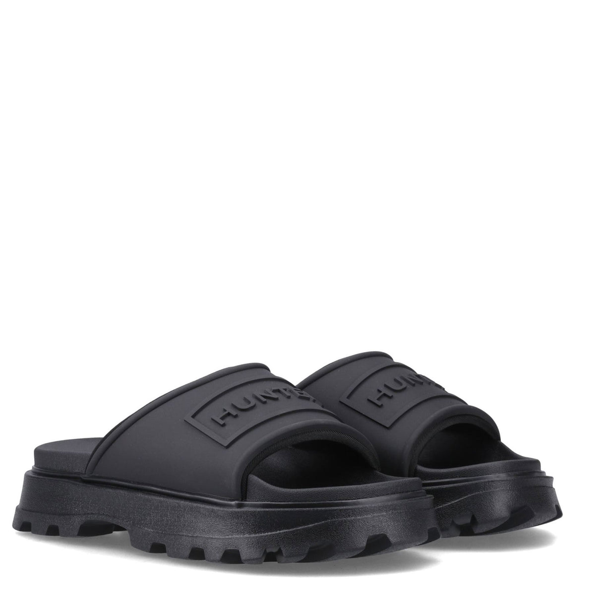 Hunter Moulded Stacked Women's Sliders