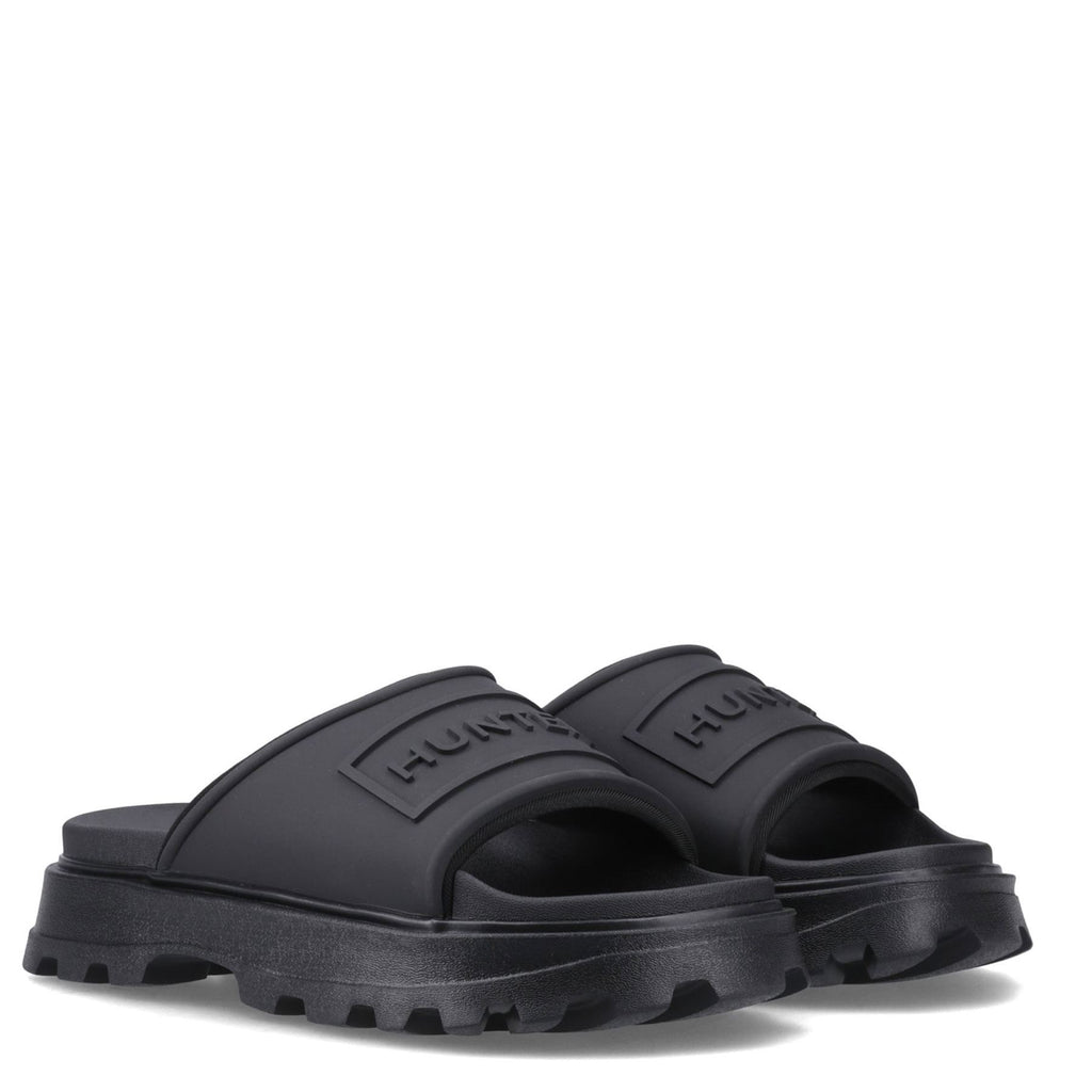 Hunter Moulded Stacked Women's Sliders
