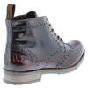 HX London Kingston Brogue Lace Up Leather Boots