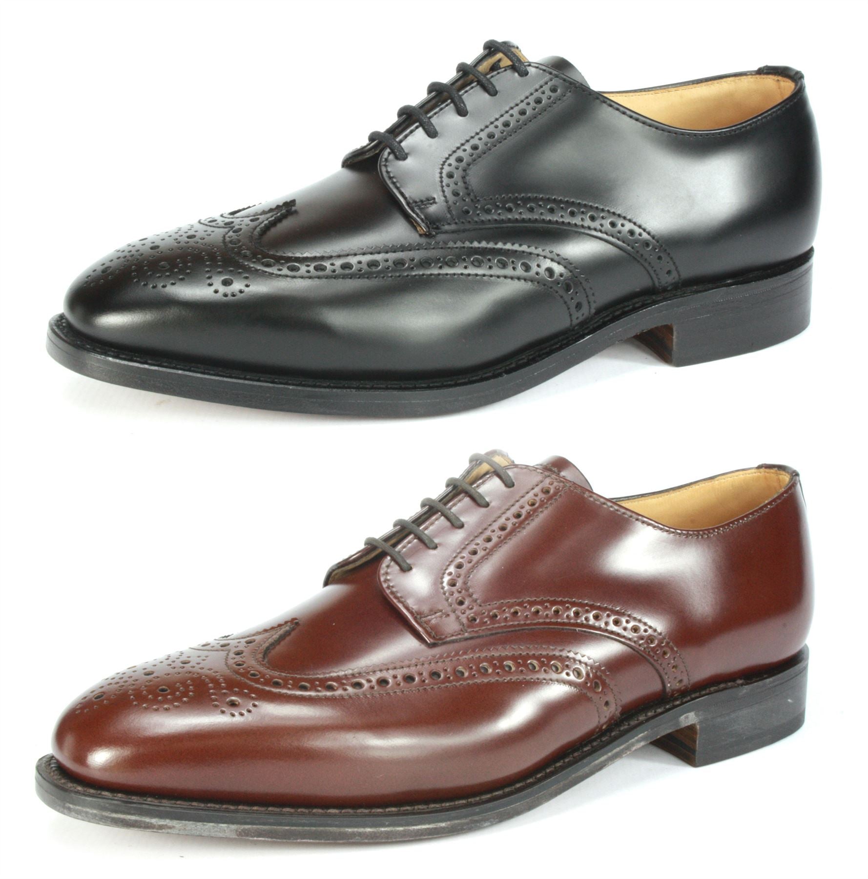 Horrel Charles Horrel England CH1024 Welted Leather Sole Wingtip Brogue Shoes ...